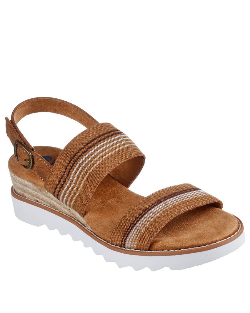 Skechers sandals store brown