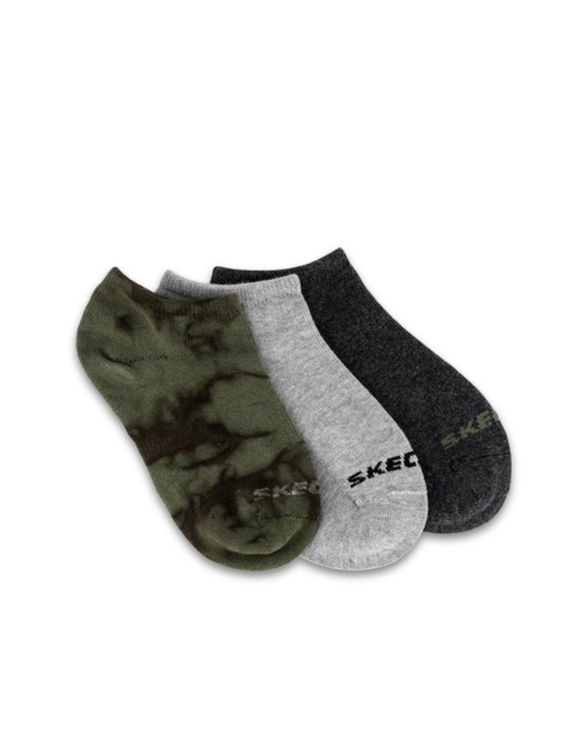 Kids Non Terry No Show Socks Skechers