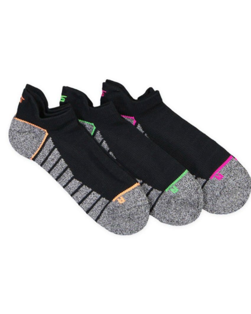 3pk Half Terry Performance Low Cut Socks