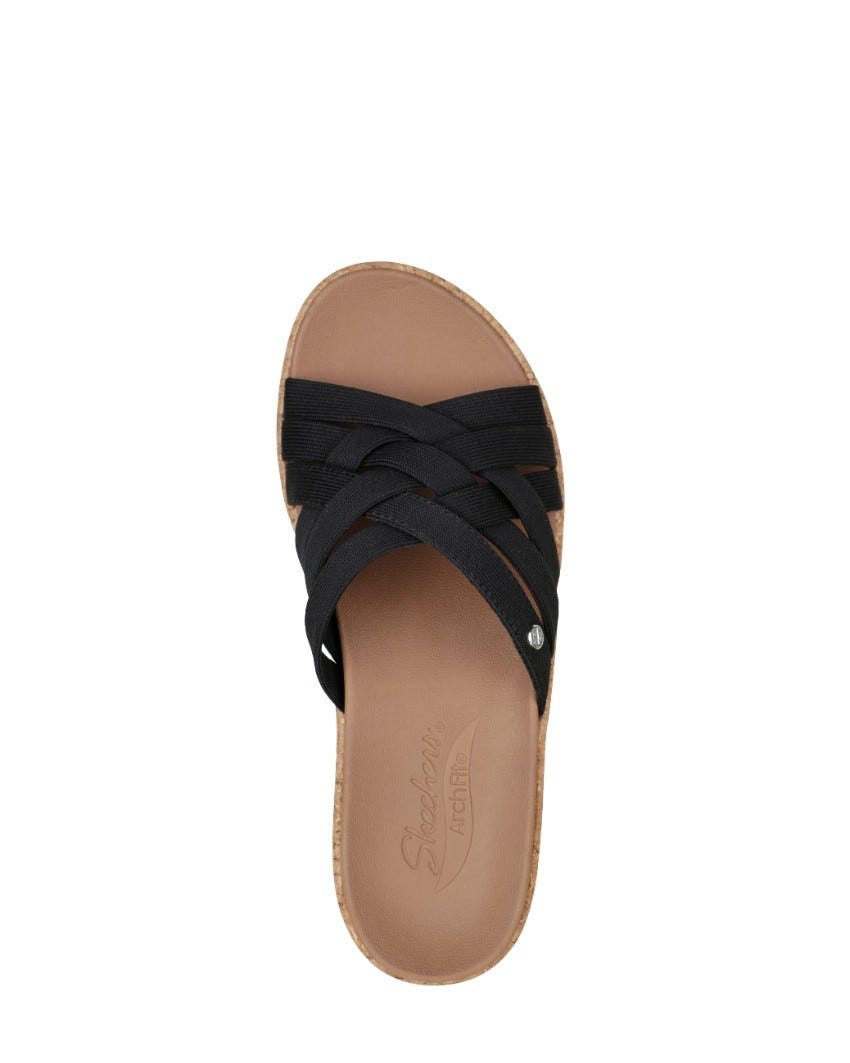 Wide fit skechers sandals cheap