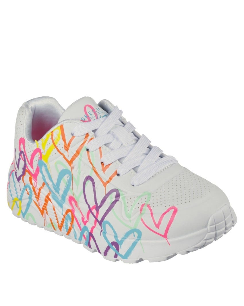 Skechers Uno Lite Heart Of Hearts Trainers